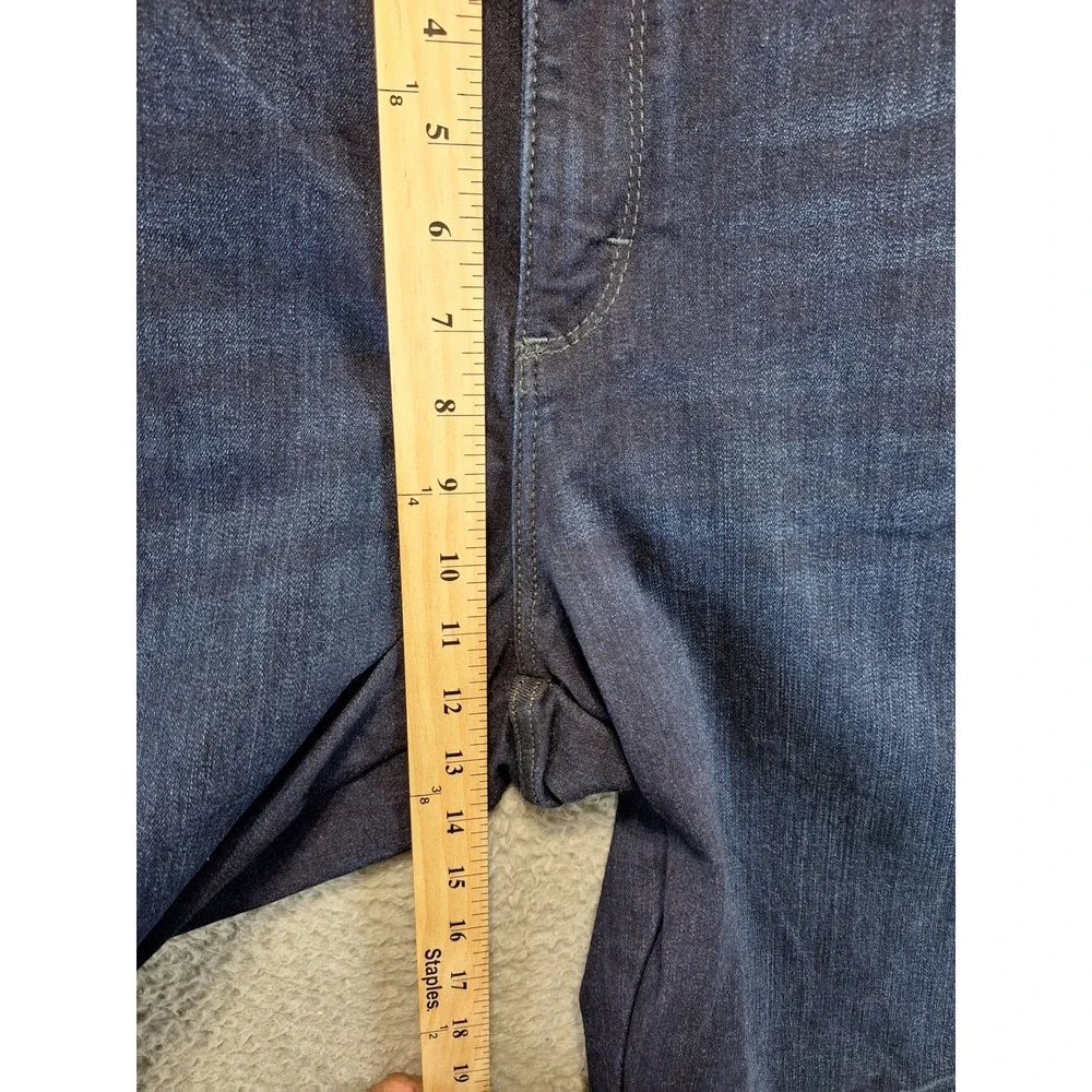 Lee Jeans Womens 16W Long (Fits W37xL31) Blue Relaxed Fit Straight‎ Leg Mid Rise
